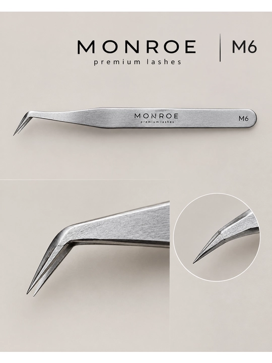 Monroe профессиональные пинцеты для наращивания ресниц