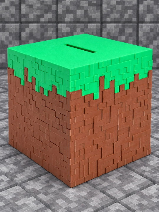 Minecraft o't bloki pul banki / Minecraft o't bloki (3D bosilgan) - 