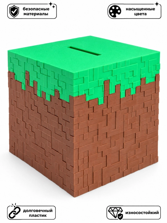 Minecraft o't bloki pul banki / Minecraft o't bloki (3D bosilgan)
