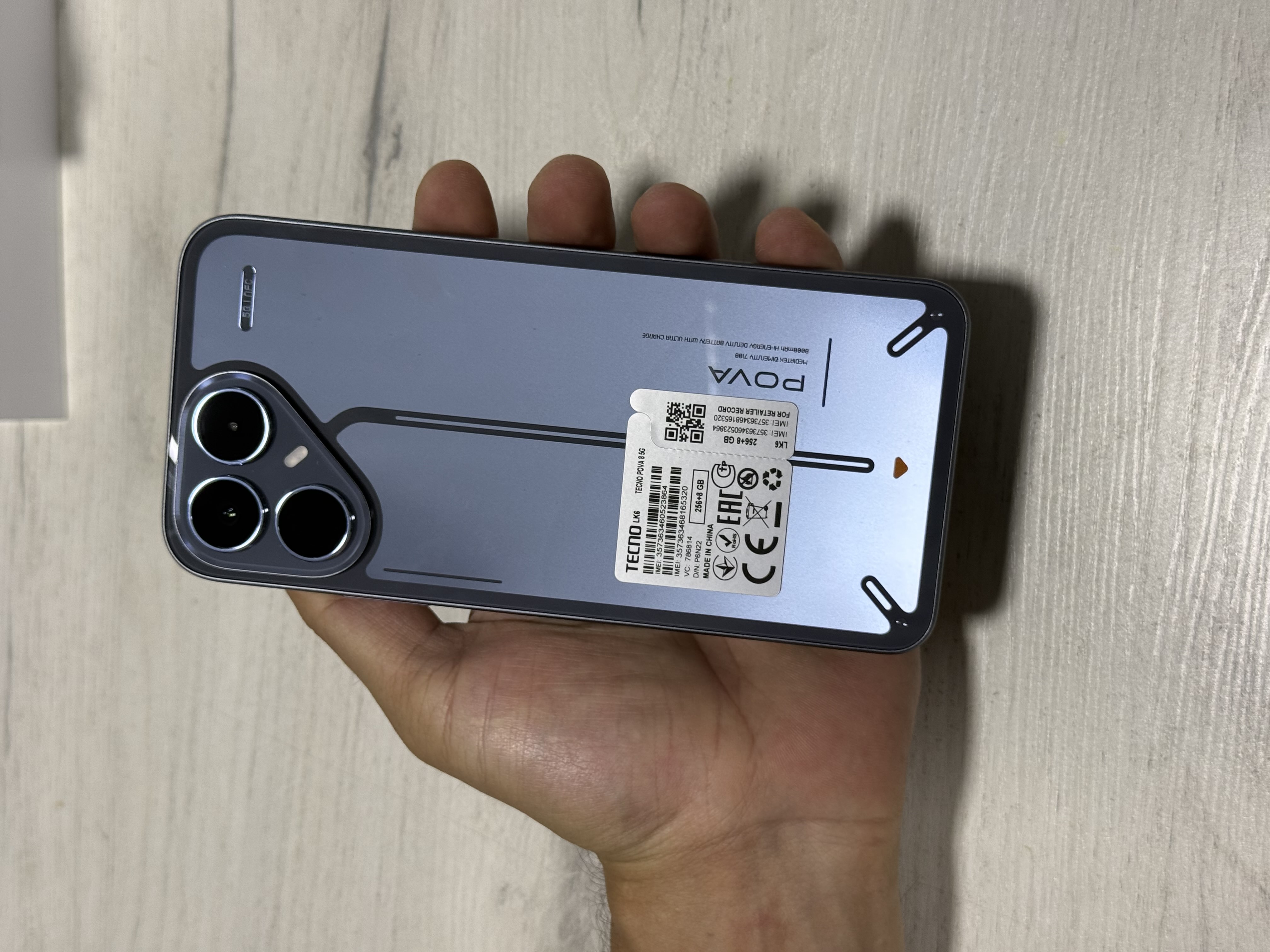 Игровой смартфон TECNO POVA 8/ телефон Tecno Pova 8 Pro, 5G, 8/256 GB