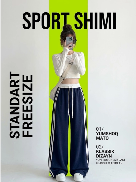 Sport shim ayollar uchun — keng bichimli (standart, 48-52) - 