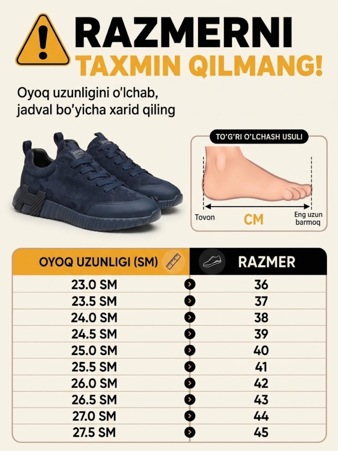 Erkaklar va ayollar uchun krossovkalar Hermes, kuz-qish uchun, 40-44