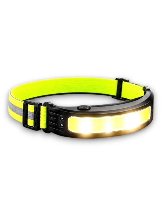 Akkumulyatorli COB LED bosh fonari, 5 xil yoritish rejimi, sensorli boshqaruv, Type-C