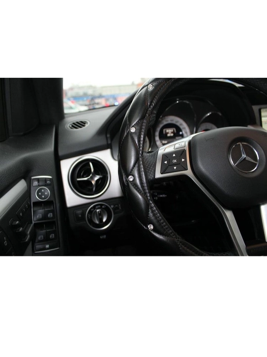 Olmos toshli avtomobil rul qoplamasi, sirpanmaydigan yumshoq premium rul chexoli