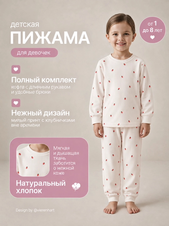 Детская пижама, хлопковый, бамбуковый комплект для сна, кофта и штаны, цветочный принт