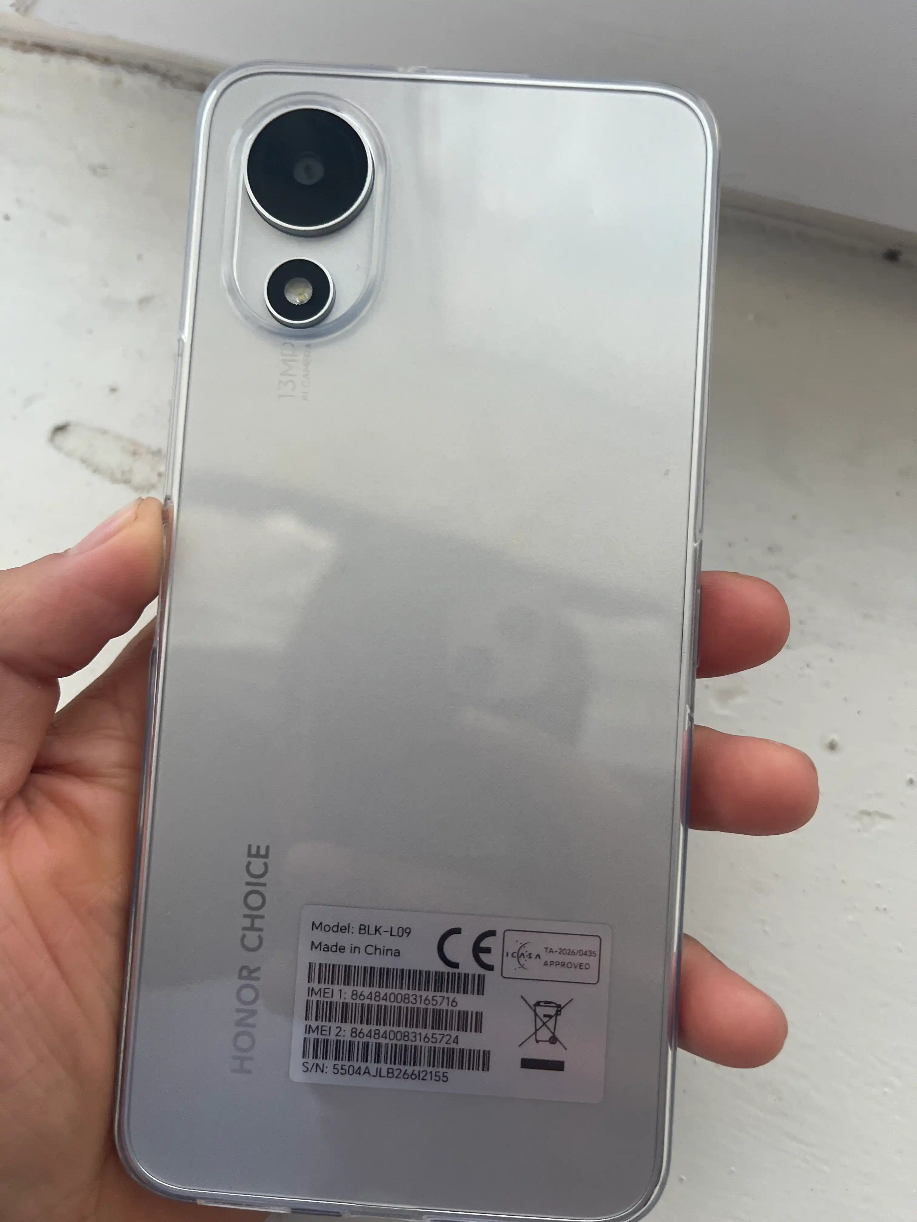 Smartfon HONOR CHOICE T10, 2ta sim,5000mAh,HD ekran,1 Yil kafolat