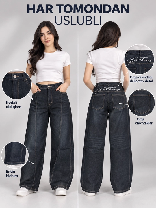 Ayollar Y2K jinsi shimlari, keng, oversize, baggi shimlar ayollar uchun jinsi