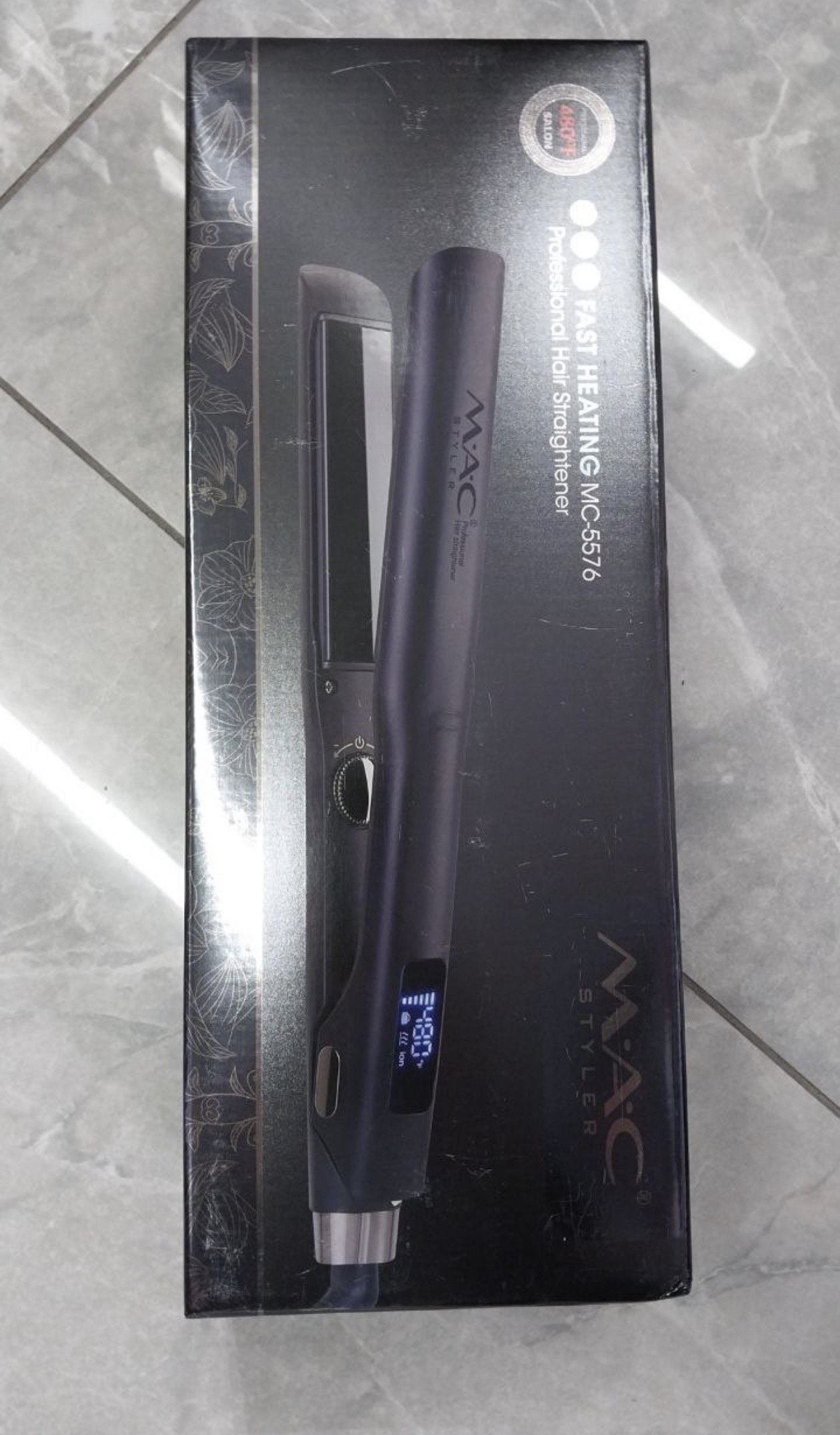 Soch tekislagich MAC Styler 5576, professional soch dazmoli, turmaklash va tekislash uchun