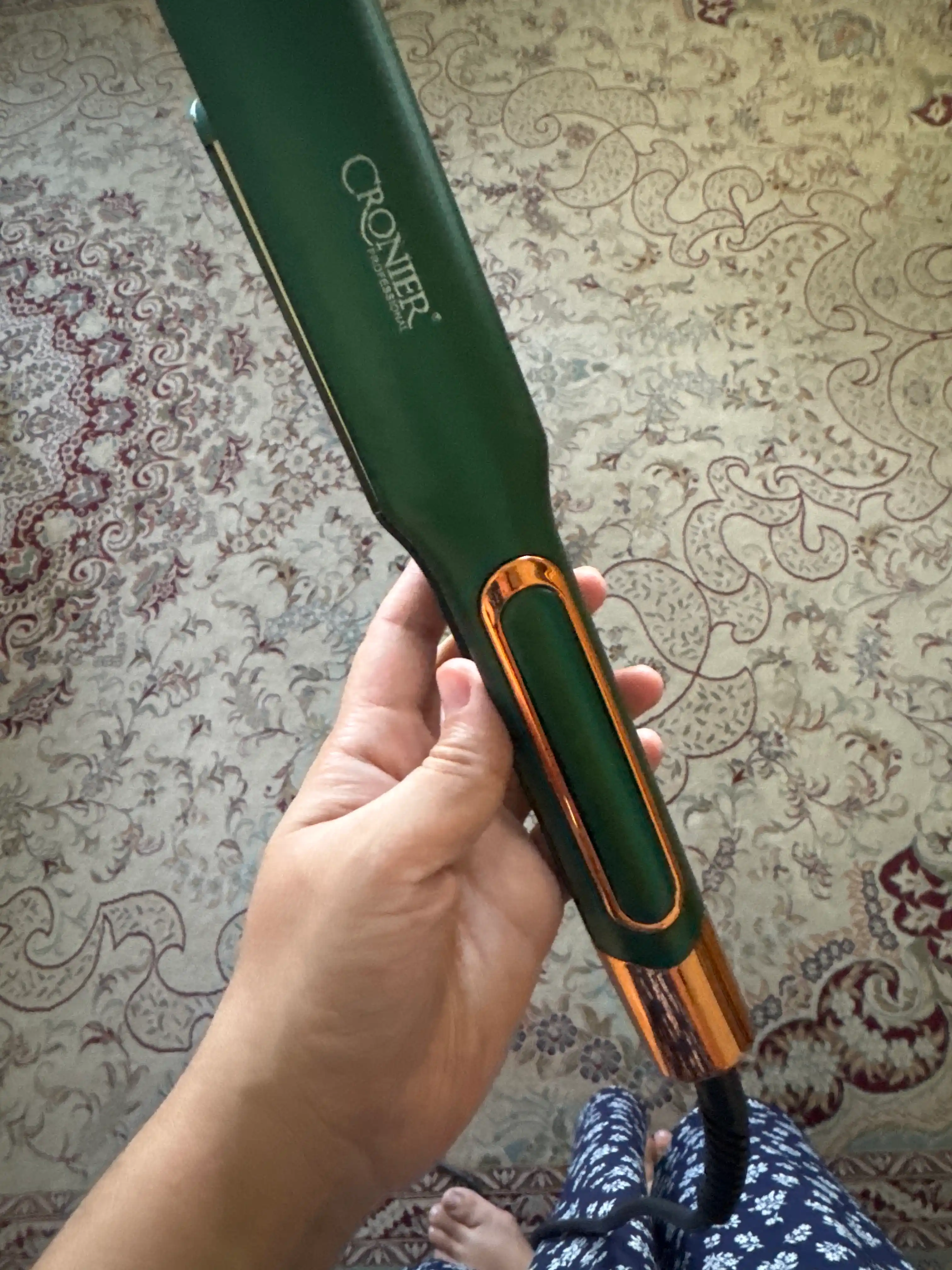 Professional soch uchun gafri dazmol Cronier CR-926a, CR-919, keramik plastinali