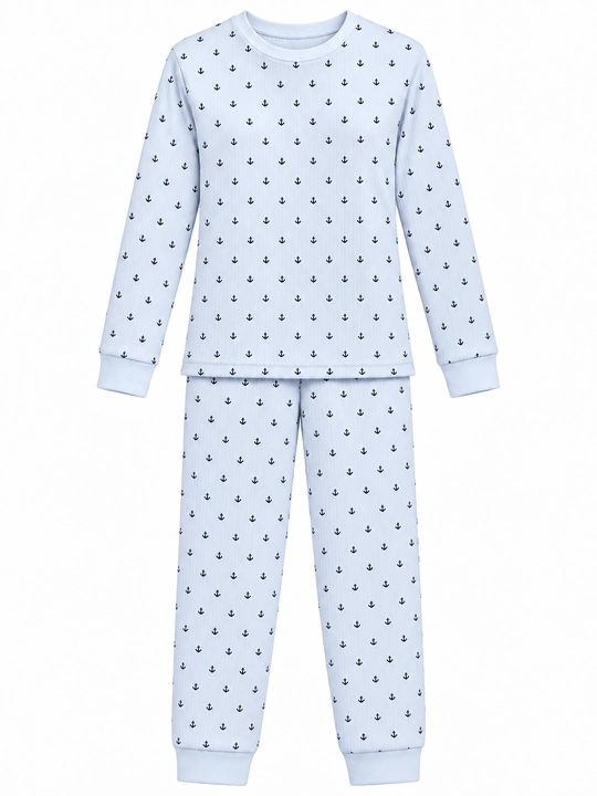 Пижама для мальчика, для садика, пижама с тракторами, 2-4-6 лет