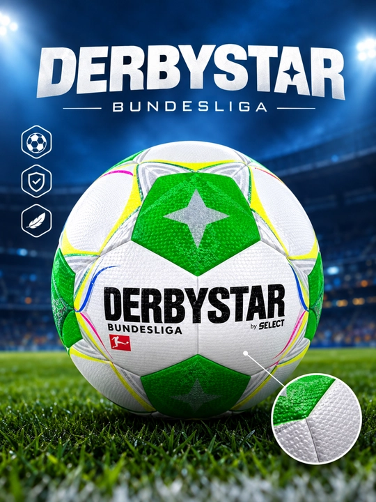 Футбольный мяч DERBYSTAR №5 – для тренировок и игр - 