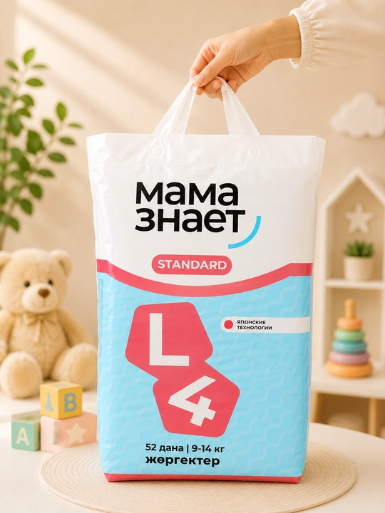 Mama Znayet bolalar uchun Standart tagliklar,S,M,L,XL o'lchamlarda