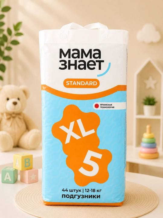 Mama Znayet bolalar uchun Standart tagliklar,S,M,L,XL o'lchamlarda