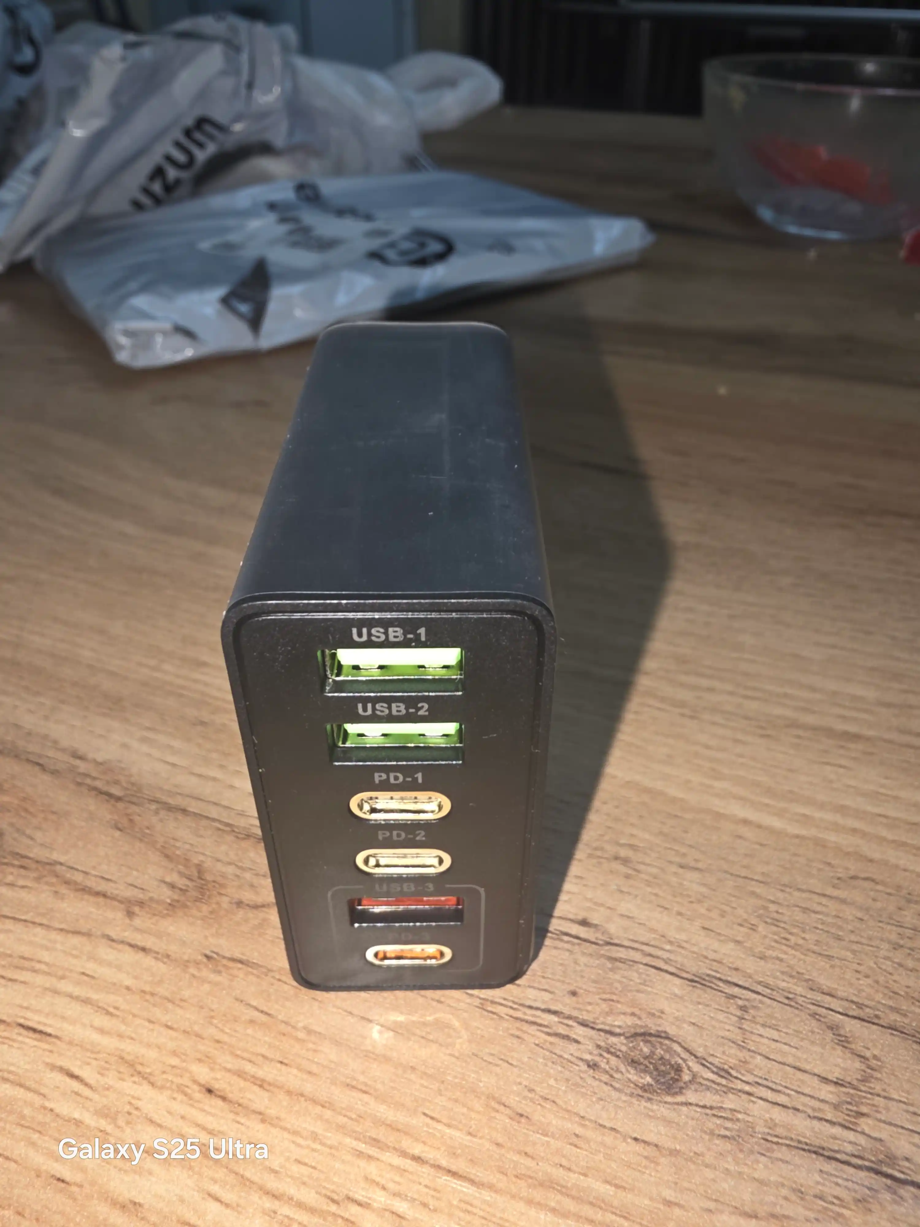 Блок питания, 200W,  6 портов (USB-A и Type-C PD) TURBO зарядка,адаптер, зарядчик