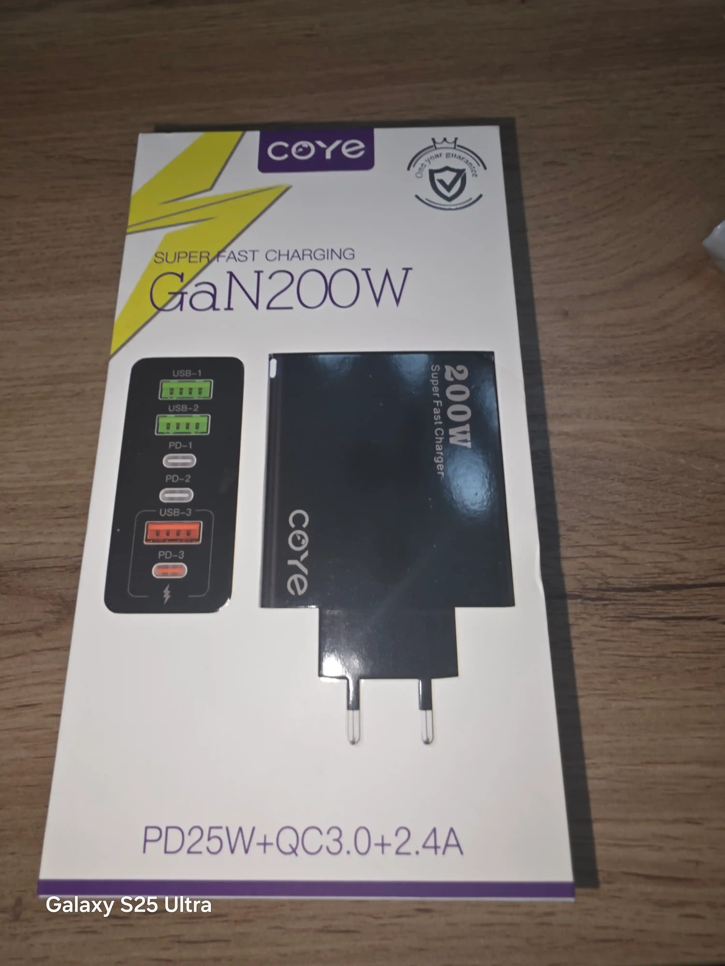 Блок питания, 200W,  6 портов (USB-A и Type-C PD) TURBO зарядка,адаптер, зарядчик