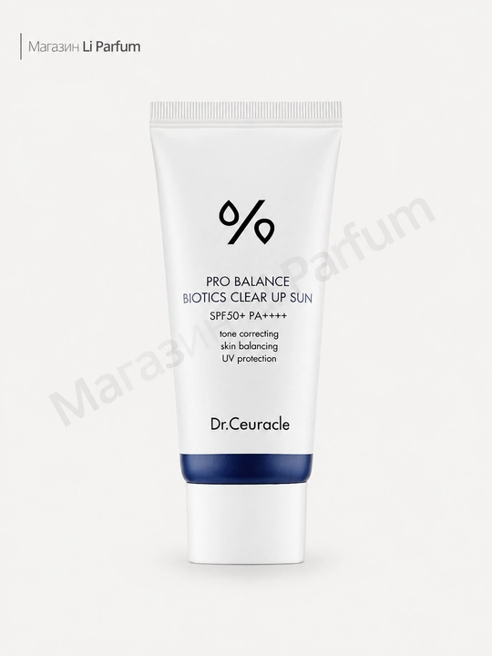 Probiotikli quyoshdan himoyalovchi Dr. Ceuracle Pro-Balance Biotics Clear SPF 50+ PA+++