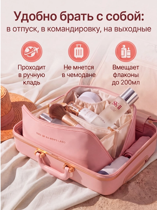 Косметичка, органайзер для косметики для женщин и девушек
