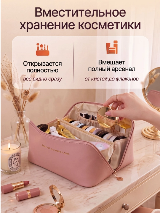 Косметичка, органайзер для косметики для женщин и девушек