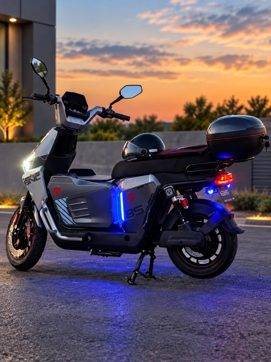 AGNAT 16LS Электроскутер, 800W, 60 км/ч, 72V 20Ah, 6 аккумуляторов, запас хода 60 км