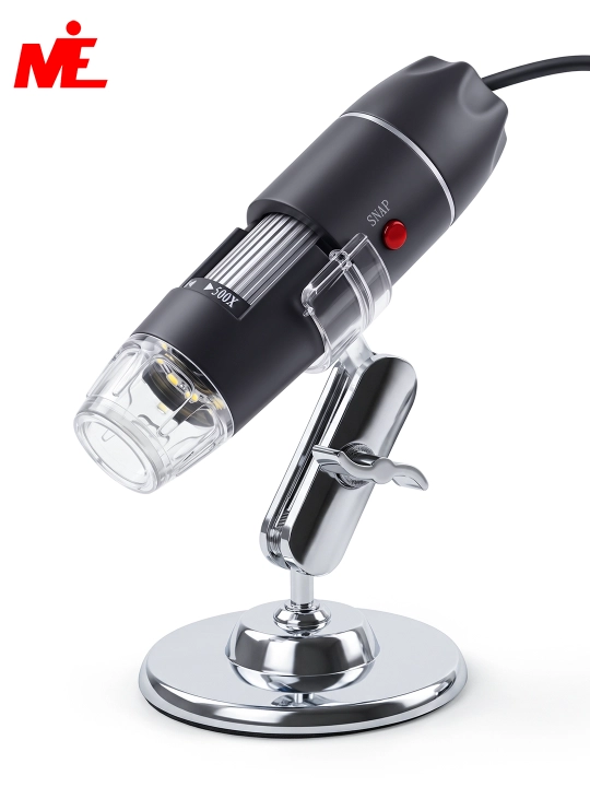 USB raqamli mikroskop Magnifier SuperZoom 50–500X, LED yoritishli, kompyuter uchun