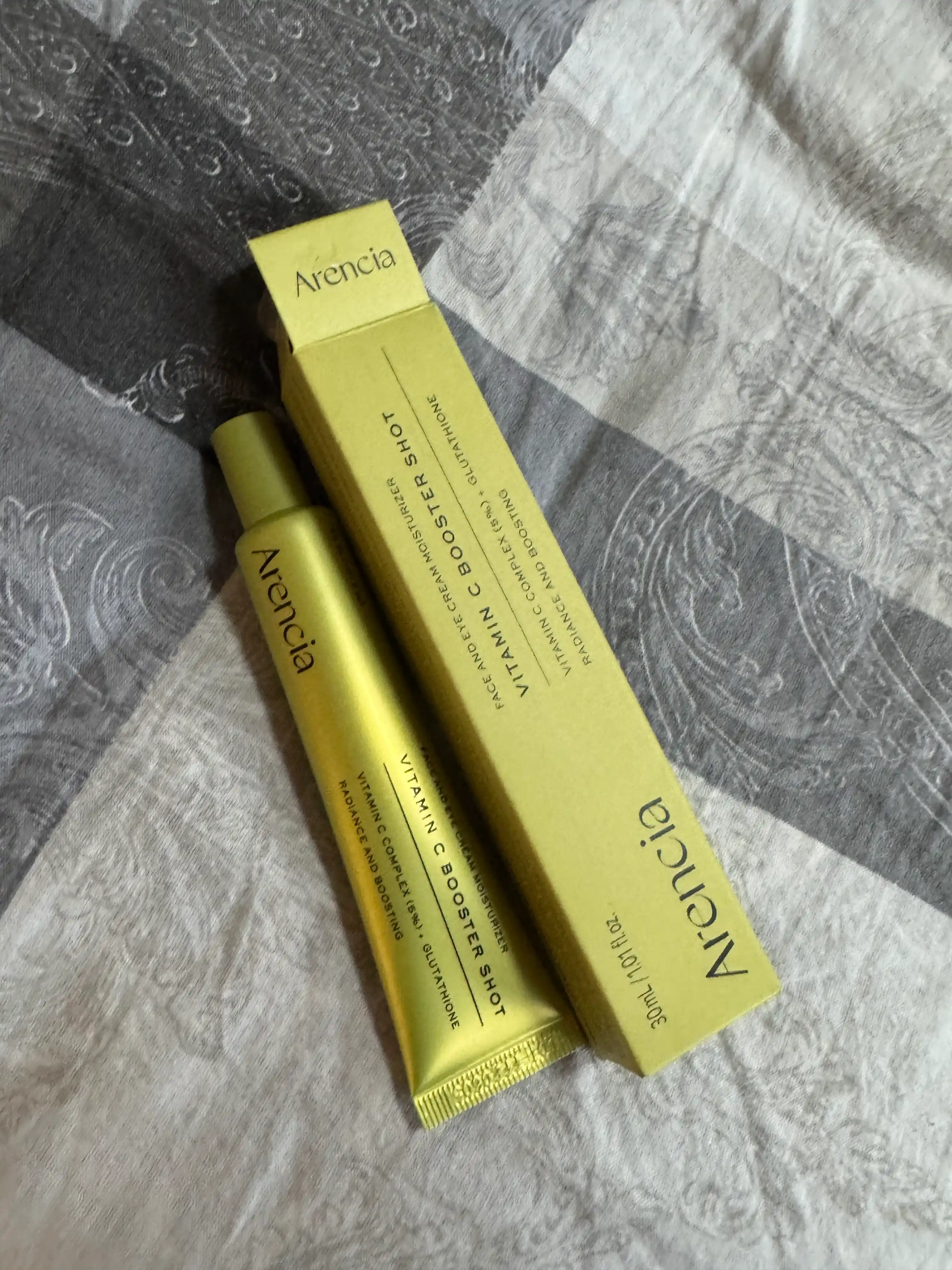 Крем для лица Arencia Vitamin C Booster Shot 5% витамина c увлажняющий  осветляющий кожу