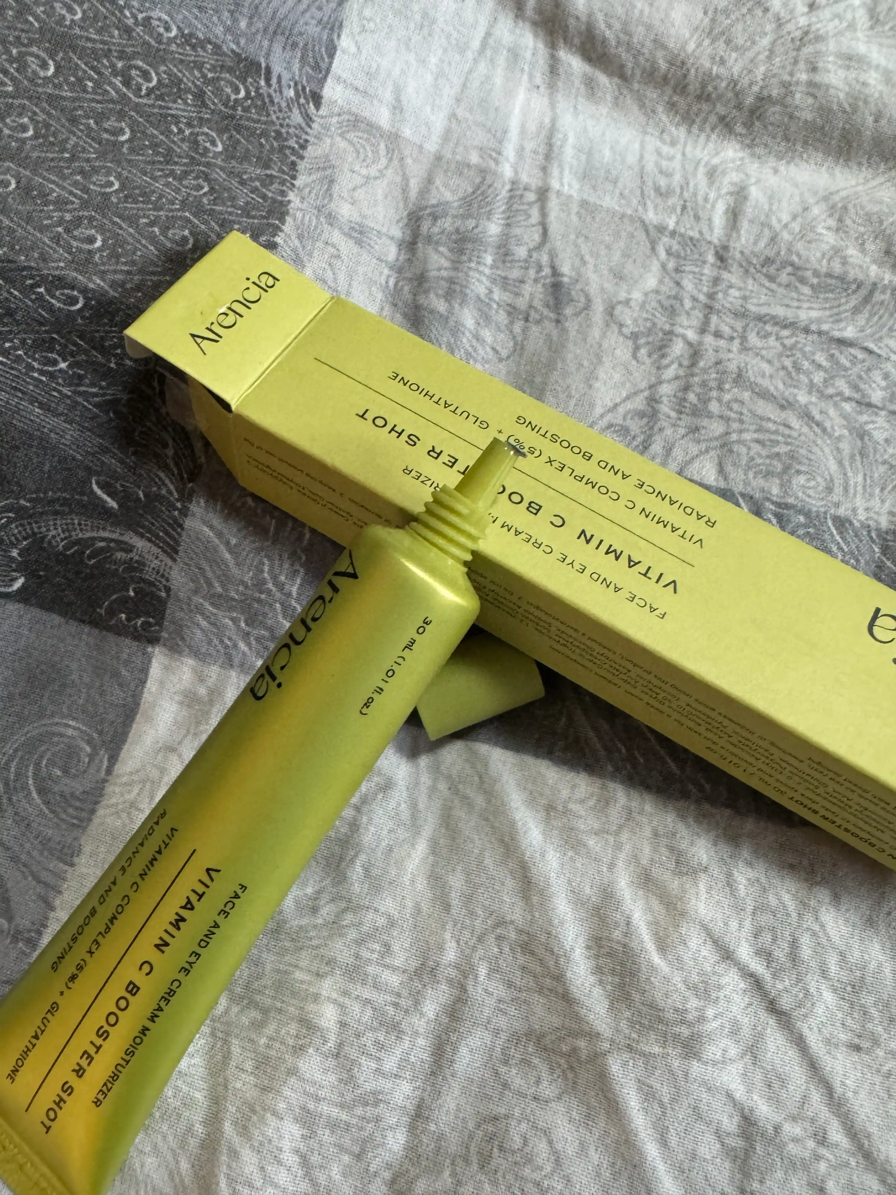 Крем для лица Arencia Vitamin C Booster Shot 5% витамина c увлажняющий  осветляющий кожу