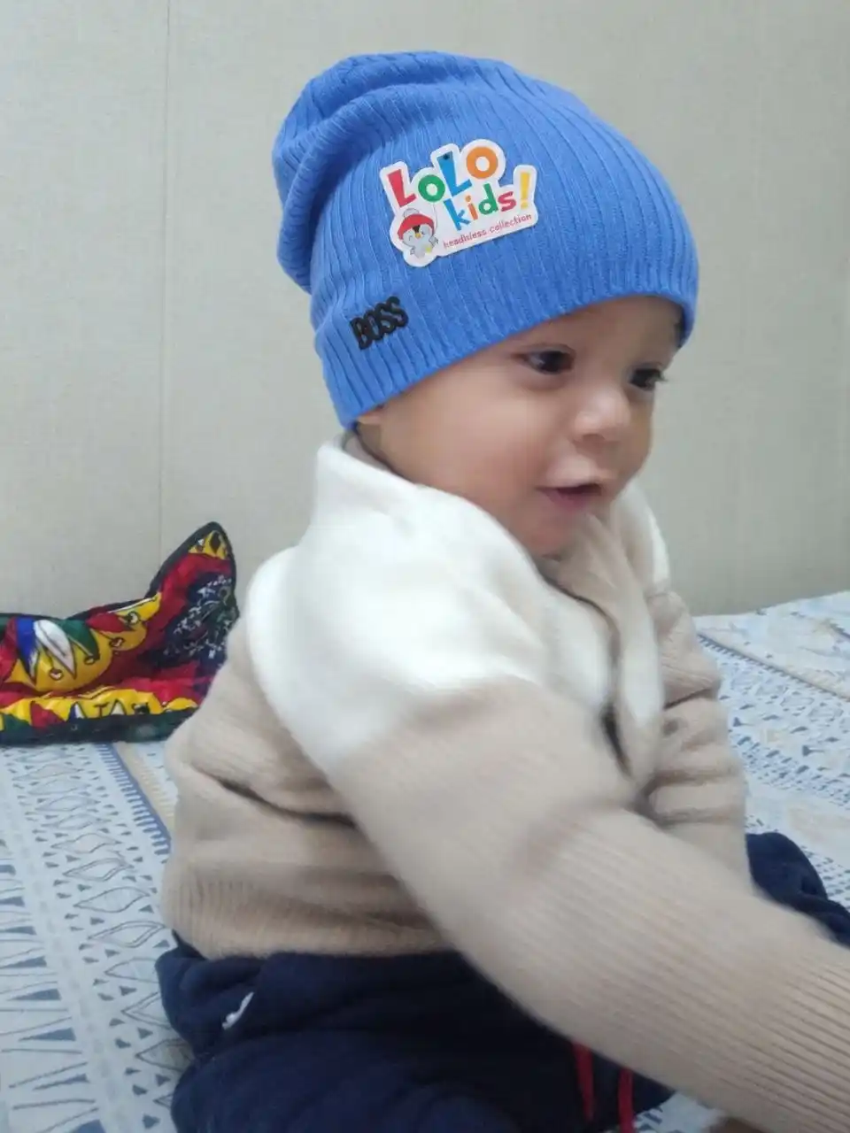 2 oylikdan 1 yoshgacha bo‘lgan chaqaloqlar, o‘g‘il bolalar va qizlar uchun qalpoqcha
