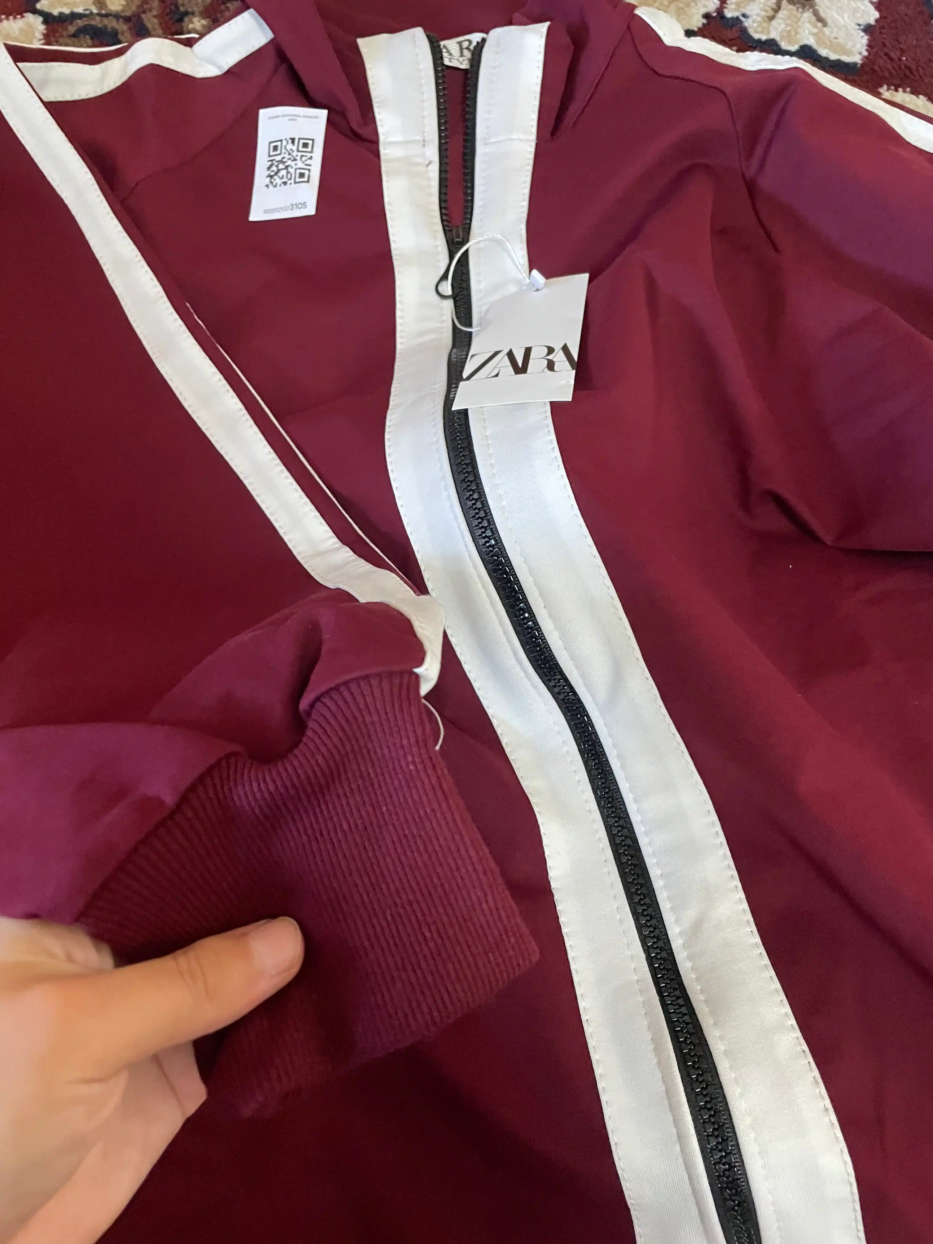 Ayollar sport kastyumi, dvoyka, keng bichimli shim, razmerlari standart