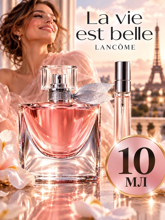 Духи женские La vie est Belle Lancome, цветочные фруктовые сладкие женские духи - 