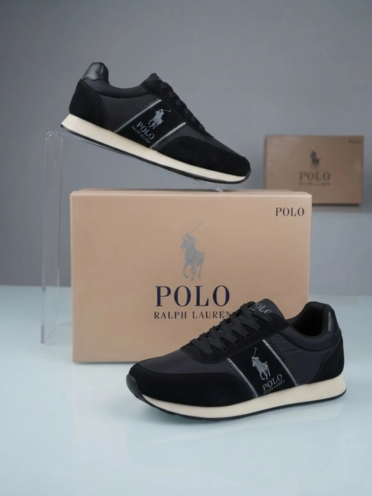 Черные мужские кроссовки Polo Ralph Lauren
