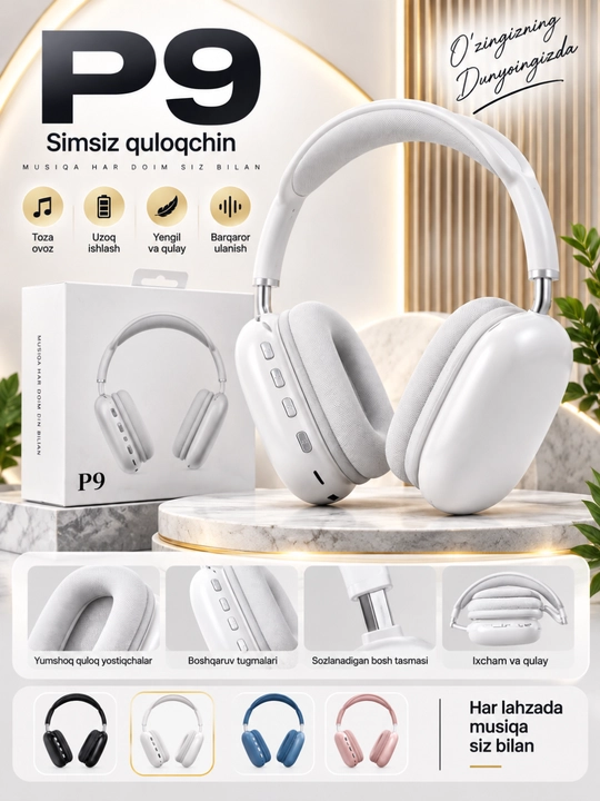 P9 Simsiz Quloqchin - 