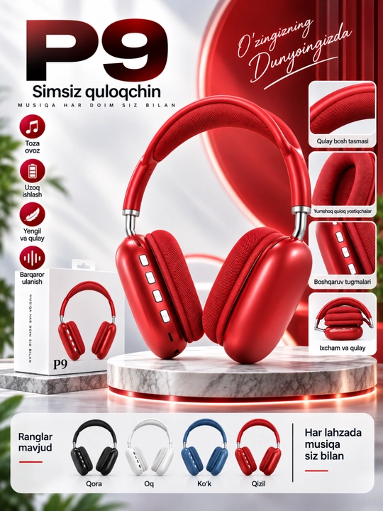P9 Simsiz Quloqchin - 