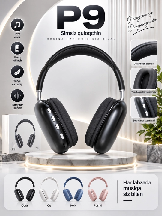 P9 Simsiz Quloqchin - 