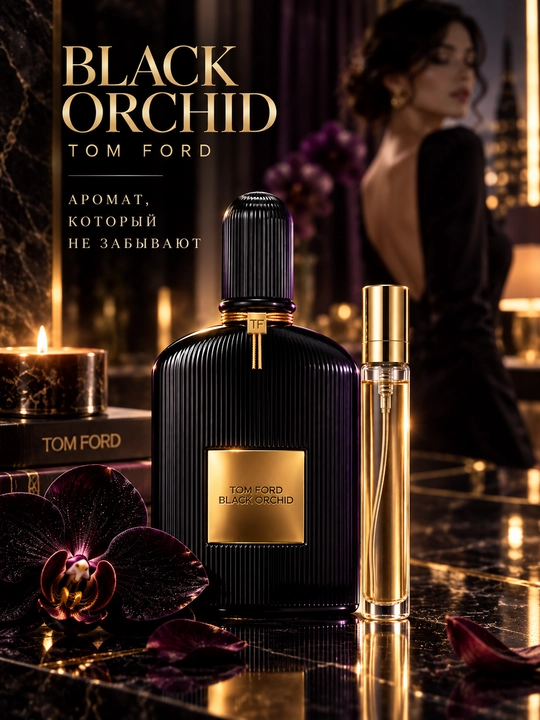 Atir Black Orchid Tom Ford, sharqona, gul, ayollar atirlari