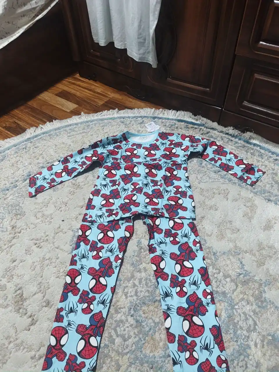 Детский пижамный комплект, хлопковые футболка и штаны
