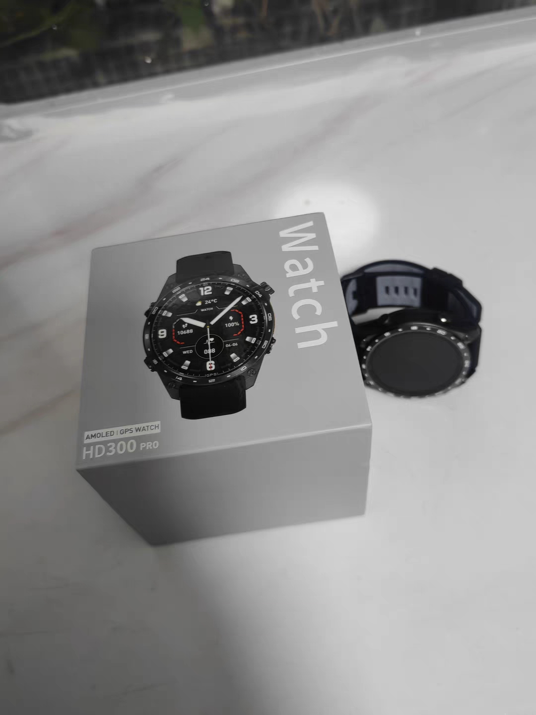 Aqlli soat, Smart Watch AMOLED, HD300Pro, 47 mm, GPS, 4 GB, Bluetooth 5.4