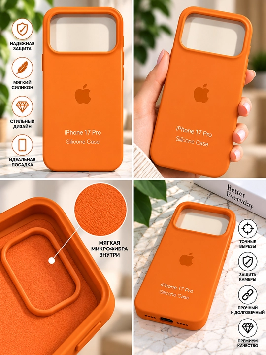 IPhone 17 Pro silikon g‘ilof