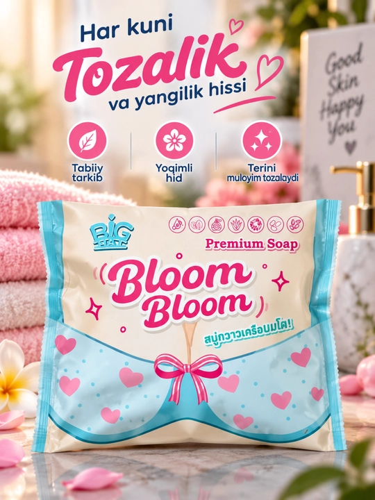 Мыло для бюста June Bloom Premium Firming and Care (50 г)