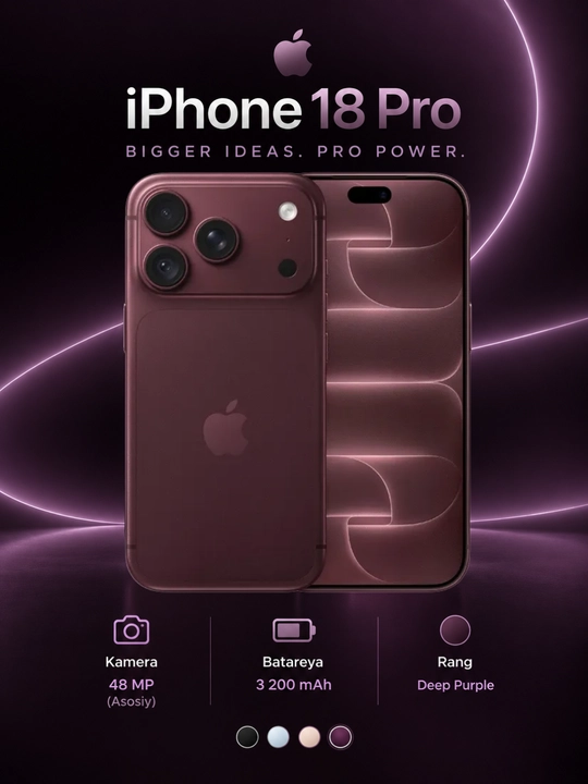 IPhone 18 Pro/Pro Max, 256, 512 , 1 ТБ , 2 ТБ / IMEI зарегистрированы - 