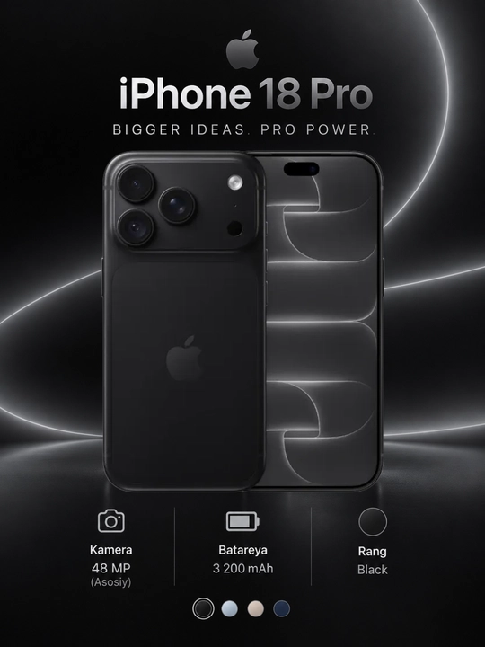 IPhone 18 Pro/Pro Max, 256, 512 , 1 ТБ , 2 ТБ / IMEI зарегистрированы - 