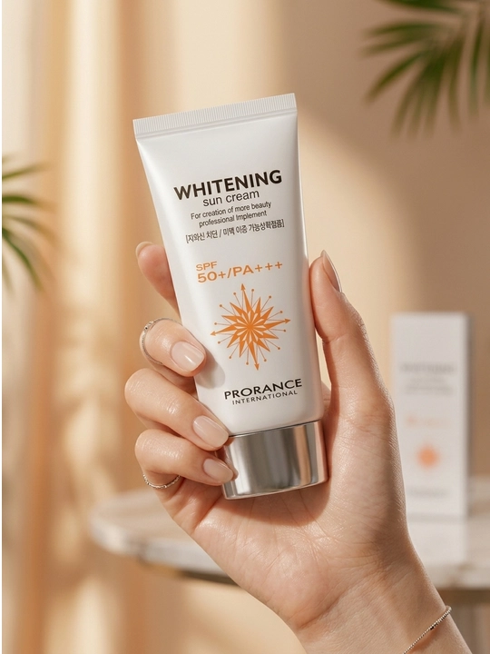 Oqartiruvchi quyoshdan himoya qiluvchi krem Prorance SPF 50+ PA+++, 70 ml