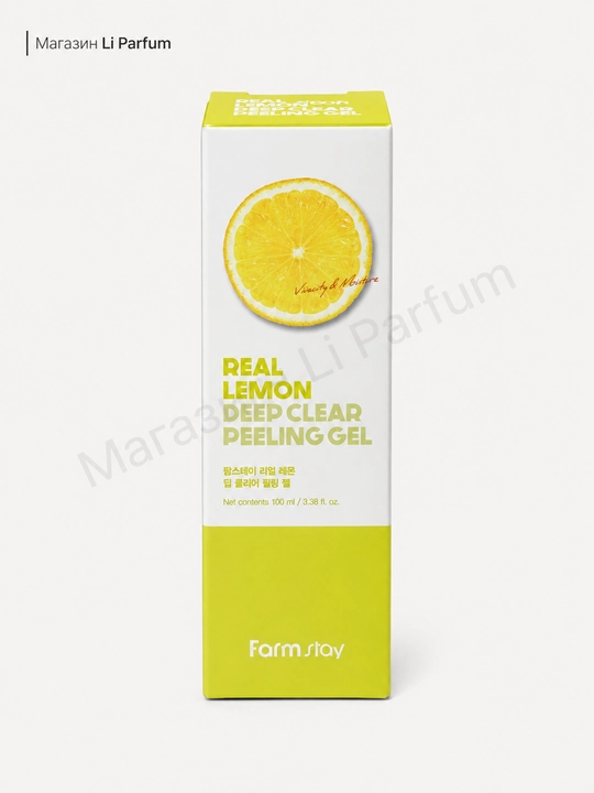 Piling-Gel Teri uchun yumshoq va chuqur tozalovchi Farm Stay Deep Clear Peeling Gel, 100 ml - 