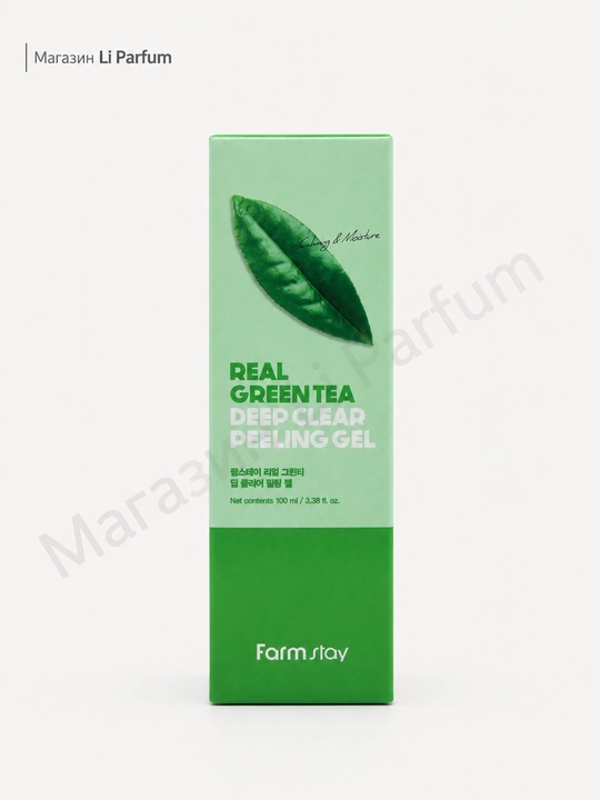Piling-Gel Teri uchun yumshoq va chuqur tozalovchi Farm Stay Deep Clear Peeling Gel, 100 ml - 