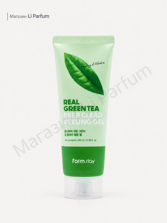 Piling-Gel Teri uchun yumshoq va chuqur tozalovchi Farm Stay Deep Clear Peeling Gel, 100 ml