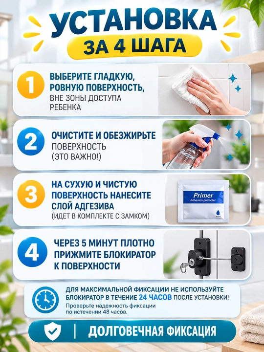 Замок блокиратор на окон и раздвижные двери, ограничитель оконный для безопасности детей
