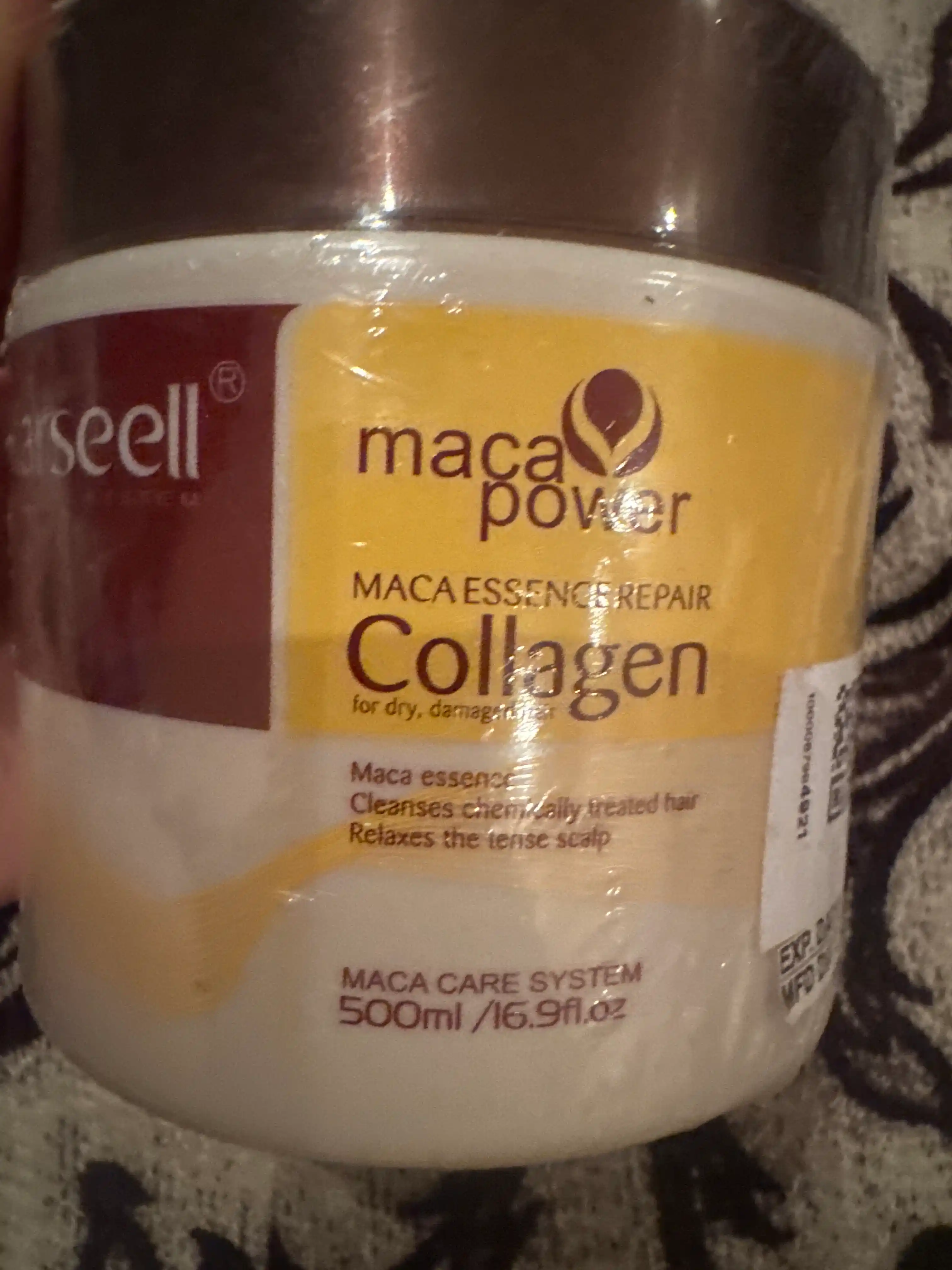 Маска для волос Karseell Collagen Hair Mask, для поврежденных волос, 500 мл