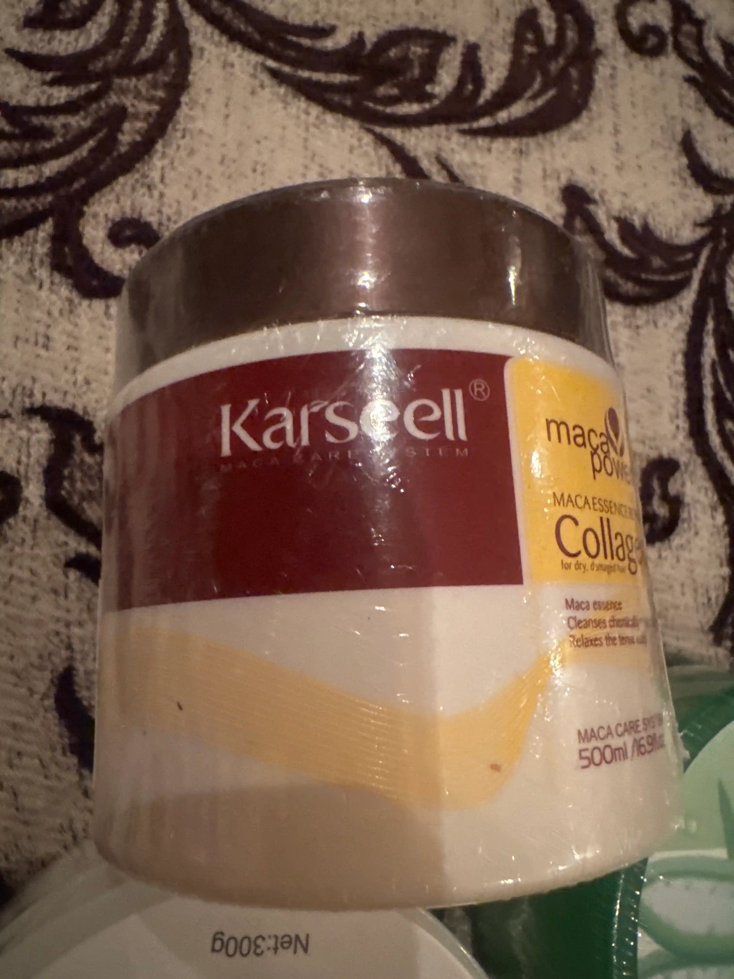 Маска для волос Karseell Collagen Hair Mask, для поврежденных волос, 500 мл