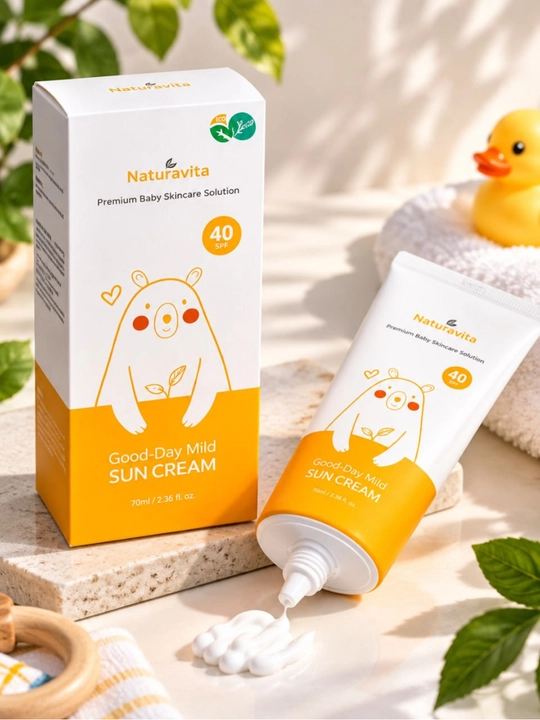 Детский солнцезащитный крем Naturavita, южнокорейский продукт