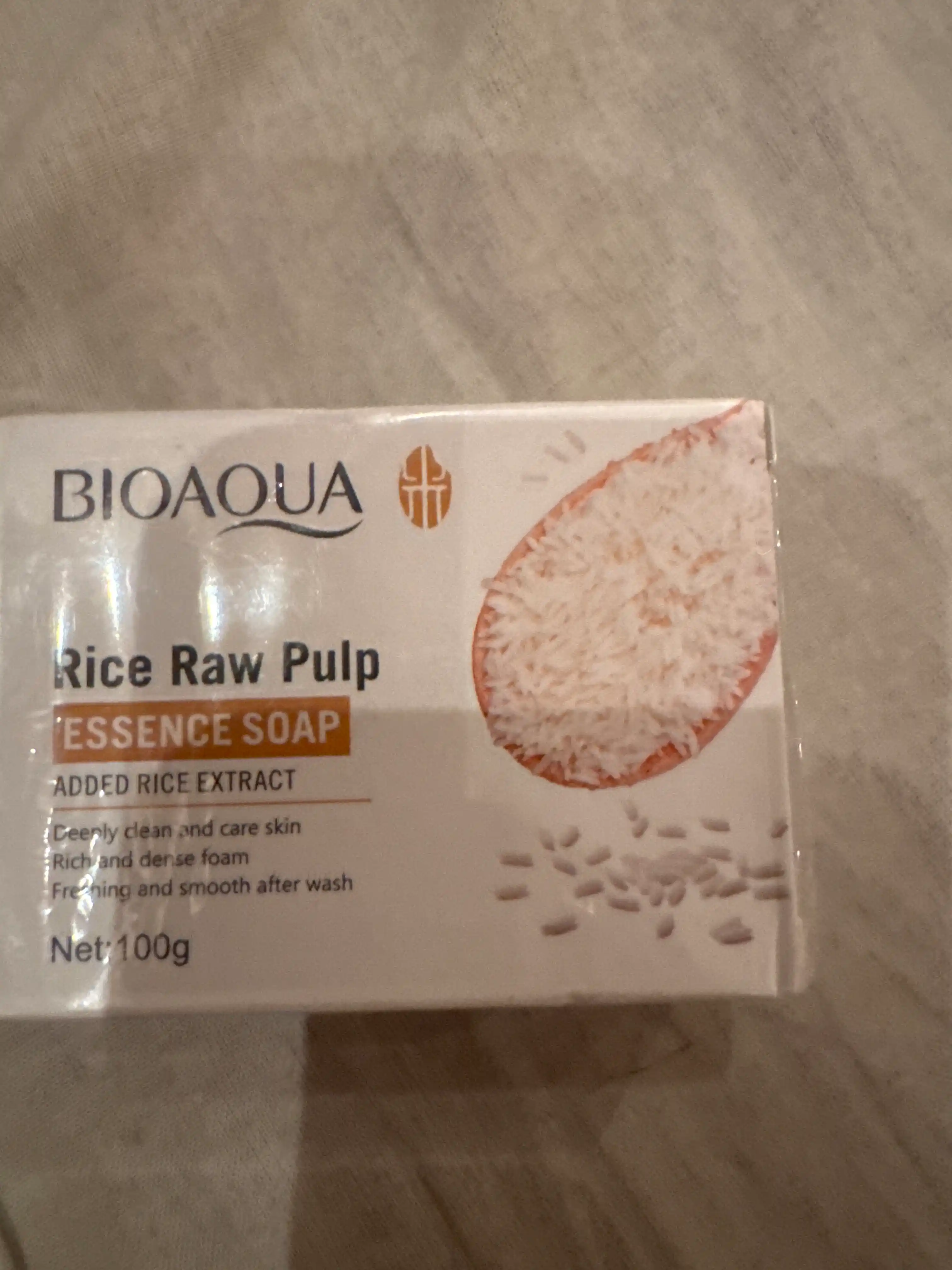 Отбеливающее мыло BIOAQUA, с экстрактом риса, для лица и тела, 100 г