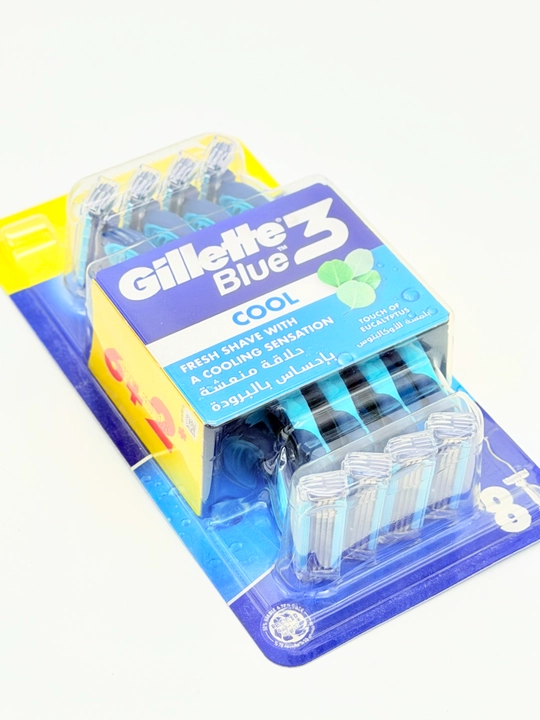 Бритва Gillette Blue3 Cool для мужчин, 3 лезвия, 8 штук